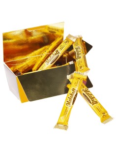 10 Chocolats Blanc Noisettes Emballés en ballotin 185g.