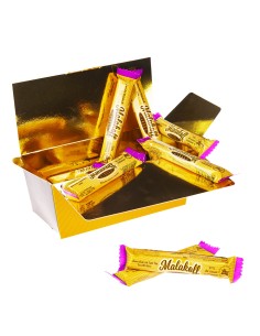 20 Chocolats Lait Caramel Emballés en ballotin 370g.