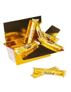 20 Chocolats Blanc Noisettes Emballés en ballotin 370g.