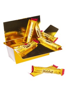 20 Chocolats Noir Sans Sucre Noisettes emballés en ballotin 370g.