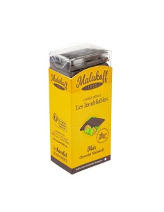 21 Carrés Délices Chocolat Noir Noisettes 105g.