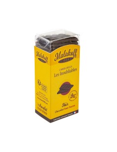 21 Carrés Délices Chocolat Noir Sans Sucre 105g.