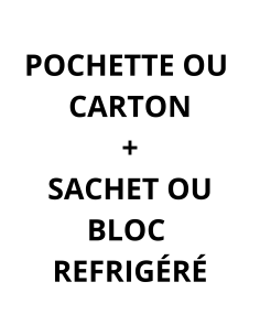 Expédition Isotherme - Ne garde pas la fraicheur plus de 24h