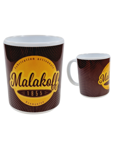 Mug Marron avec logo MALAKOFF1855