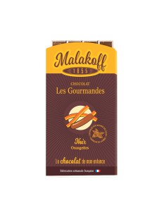 Tablette Chocolat Noir Orangettes 90g.