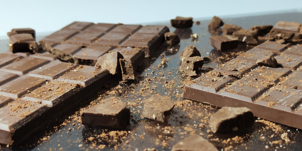 Malakoff au chocolat noir et éclat de noisettes (1kg) - Chocolaterie La  Frigoulette